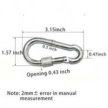 Tree Swing Hanging Kits - Camping Hammock Straps - With Safety Buckle - Suitable For All Swing Types - Outdoor Hammock Hanging Straps - 41 Inch Connecting Strap*2/hook*2 - View 5