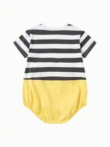 mini bala Bộ đồ tam giác cho bé trai mùa hè thấm mồ hôi nhanh khô cho trẻ em - màu đen - Xem 5