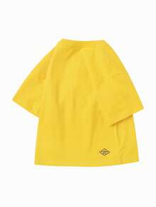 mini bala Camiseta de manga corta de verano con dibujo animado de sonrisa