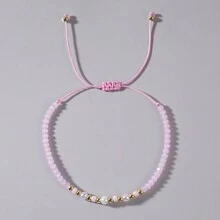 1/5 chiếc 2024 Vòng tay hạt pha lê tinh xảo thiết kế mới Chuỗi ngọc trai giả Phong cách Boho dành cho nam nữ Quà tặng thời trang mùa hè - Nhiều màu - Xem 12