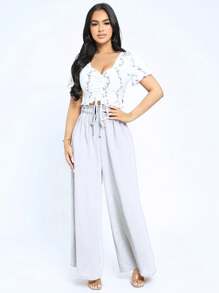 Women Pants - trắng - Xem 2
