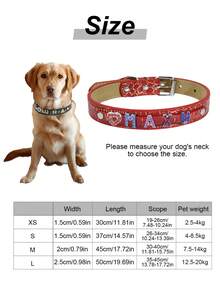 1 Vòng cổ tên bằng da PU lấp lánh đính đá Rhinestone sáng bóng tùy chỉnh theo yêu cầu cho chó & chó con, Vòng cổ tên tùy chỉnh bằng da PU Croco đính đá Rhinestone trang sức đá quý XS, S, M, L cho chó, mèo lớn, hồng đậm tím đỏ xanh, Vòng cổ chó tùy chỉnh bằng da PU có đính đá Rhinestone sáng bóng cho chó & mèo nhỏ vừa - S - Xem 2
