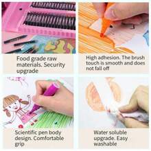 208pcs/Set Children Student Drawing Tool Combination Set, Wax Crayon & Watercolor Pen Washable (Pattern Accessories & Colors Random), Beginner Painting Set, Christmas Gift For Kids,Back To School