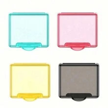 4pcs Mini Transparent Medicine Box, Portable Pill Organizer, Compact And Convenient, Suitable For Travel