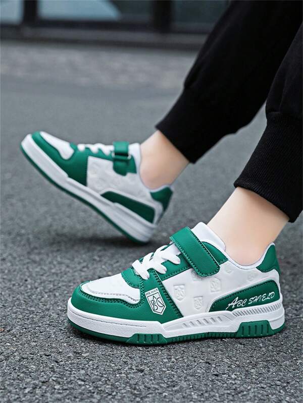 Zapatillas de deporte casuales para niños con panel impermeable y luz nocturna, moda moderna