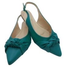 Women Flats - Màu xanh Bạc hà - Xem 4