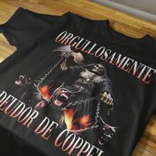 PLAYERA CAMISETA MEMES CALAVERA GYM Y URBAN CALAVERAS CHIDAS 21 - Negro - Ver 1