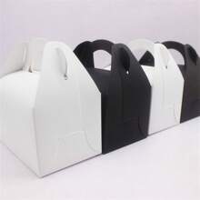 10pcs Homemade Blank Paper Gift Box. Black And White Candy/Wedding Gift Display Packaging Box. - Gift Box - View 1