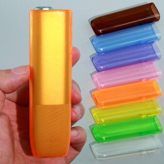 1pc Multi-Color Transparent TPU Protective Case For IQOS ILUMA I ONE, 1pc Protective Case + 1pc Cigarette Case Set, Decorative Accessories Suitable For IQOS ILUMA I ONE, Wear-Resistant, Anti-Fall, Full-Bodied, Non-Slip, Electronic Cigarette Accessory Protective Case