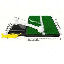 1pc Golf Swing Trainer, Multi-Functional Indoor Golf Training Aid For Beginners, Indoor/Outdoor Putting Practice - Green - View 4