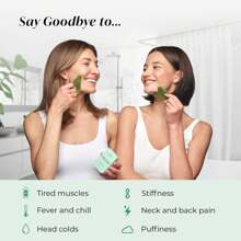 Gua Sha Facial Tools - Massage Tool - Jawline Sculptor - Face Sculpting Tool For Your Skincare Routine - Jade Gua Sha - Multicolor - View 6