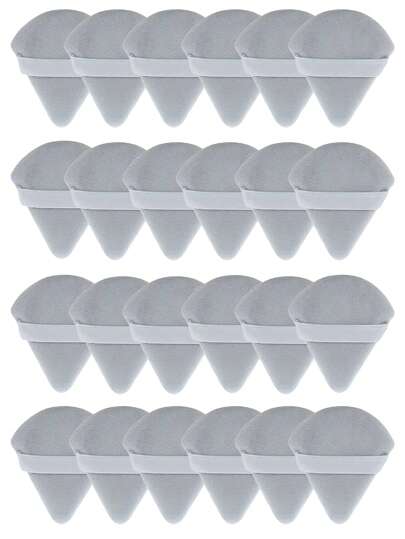 3个/8个/15个/24个装三角植绒化妆海绵，质地柔软蓬松，适用于面部和身体的粉扑，化妆美容工具套装，化妆品，便宜，房间装饰，梳妆台，旅行，卧室，化妆配件，粉扑，美妆蛋，粉扑，化妆海绵，便宜，圣诞礼物，化妆品，化妆工具，便宜货，礼物，女士礼物，圣诞礼物，赠品，旅行，便宜货，旅行必备