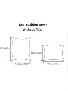 1 pièce Housse de coussin décoratif en tissu polaire avec broderie de lapin et fleurs, convient pour le salon, la chambre, les fêtes, la décoration de la maison - Beige - Voir 3