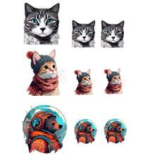 3入組圖案轉印貼紙，適用於枕頭、夾克、連帽衫、T恤和DIY藝術與工藝品，讓你的服裝更加矚目! - 彩色 - 查看 12