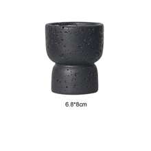 1pc Minimalist Natural Texture Cement Aromatherapy Candle Holder DIY Home Decorative Crafts Candlestick Best Gifts Birthday Graduation