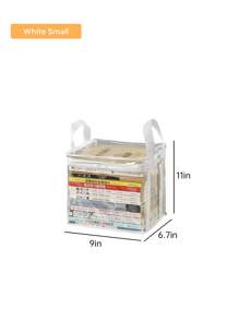 1pc/2pcs Book Storage Bag, Freestanding, Multi-Functional Storage Bag For Living Room, Bedroom, Study, Waterproof PVC Handbag, Toy & Snack Organizer - Four-color - View 13