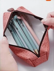 1pc Practical And Beautiful Pen Pouch For Storing Various Pencils, Pens, And Multicolored Pens - Multicolor - View 6