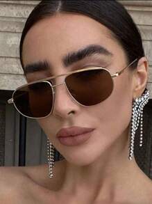 Women Sunglasses - 棕色 - 查看 1