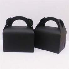 10pcs Homemade Blank Paper Gift Box. Black And White Candy/Wedding Gift Display Packaging Box. - Gift Box - View 7