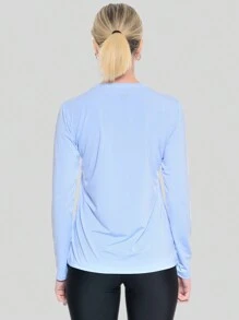 Women Sports Tees & Tanks - Baby Blue - View 3