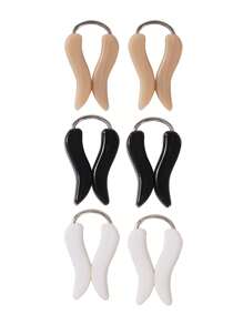 1 paquete de 6 piezas de Prendedores para Hijab/Pañuelo de cabeza en bolsa de OPP, Broche para Mujer - Multicolor - Ver 11