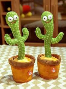 Búp bê xương rồng nhảy múa - Có thể hát, nói chuyện, bắt chước, gây cười và tiểu thuyết - Cây xương rồng hài hước và quyến rũ (Không dùng pin) Quà tặng cho sinh nhật, ngày lễ, Giáng sinh, Halloween và Lễ tạ ơn - màu xanh lá - Xem 1