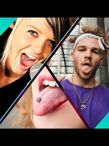 100 pièces de piercing de langue en gros, barbell de piercing de langue 14g, en plusieurs couleurs pour hommes et femmes, en acrylique