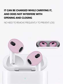 苹果 2 对超薄防滑 AirPods 3 蓝牙耳机保护壳 - 彩色 - 查看 5