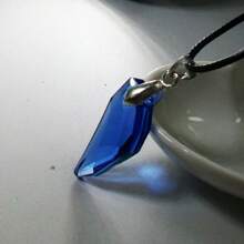 Classic TV Series H2o Necklace, Fashionable Polyresin Moonstone Pendant Just Add Water Blue Stone Mako Mermaid Accessories Movie Souvenir