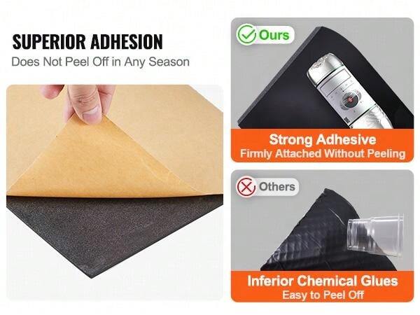 35 PCS Car Sound Deadening Material Mat - 196 Mil 53.72 Sqft Auto Audio Deade