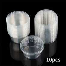 60pcs Leak-Proof Tattoo Ink Rinse Cups - Effortless Blending, Diluting & Drying For Tip Cartridge Cleaning - Convenient Box Set