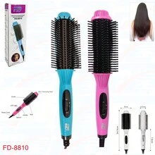 FD Cepillo Caliente Alisador Para Cabello para quitar el frizz barberia - Multicolor - Ver 6
