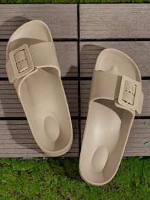 EVA Beach Shoes Outdoor Water Shoes Fashionable Thick-Soled High-Heeled Casual Slippers For Women, Soft Bottom For Indoor & Home Use