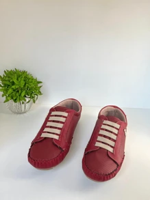 Women Wedge Sneakers - 紅色 - 查看 4