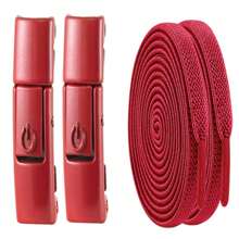 2 Stücke elastische Schuhbänder ohne Binden mit 2 Metallschnallen, Schuhzubehör zum Schnelle anbringen, Schnürsenkel ohne Binden, unisex