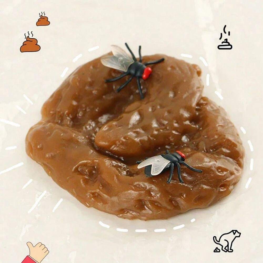 Fake Poop Prank Stress Relief Toy Soft Prop Realistic Poop Gift Funny ...