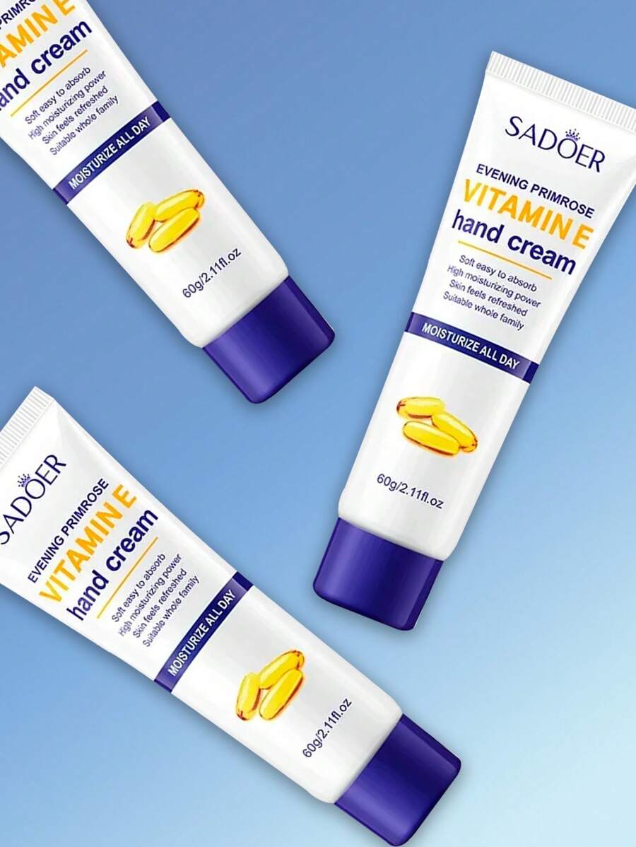 KIT VITAMINA E 3 CREMAS PARA MANOS - Blanco - Ver 1