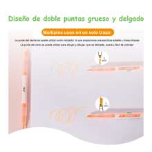 Set De Marcatextos Resaltadores Doble Punta 6 Pzas