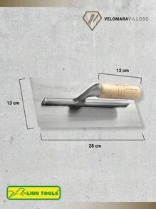 Llana Canto Derecho Mango De Madera 10 Remaches 11 Pulgadas Herramienta De Construcción