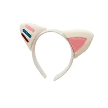 1pc/2pcs Cute Cartoon Cat Ear Headband, Sweet Creative Plush Makeup Wash Face Headband, Cat Ear Hair Accessories - Multicolor - View 7