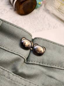 1入組/4入組可拆式卡扣，可愛熊形輪廓，輕鬆調整牛仔褲腰圍，無需縫製 - 彩色 - 查看 13