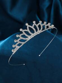 1 件优雅皇冠头带时尚发饰适合派对/活动/新娘婚礼 - 銀色 - 查看 3