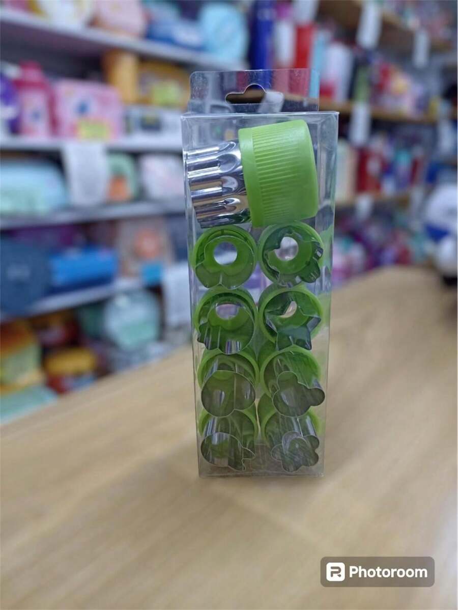 10pz cortador para galletas y frutas figuras - Multicolor - Ver 1