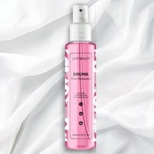 Bruma Fixadora De Maquiagem Rosa Mosqueta Refrescante com Ácido Hialurônico Lady Beauty 130 ml - Transparente - Visão 3
