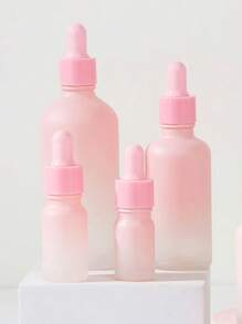 1入粉色玻璃滴管瓶，設有滴管塞和空滴漏瓶，香水瓶容器 - 彩色 - 查看 6
