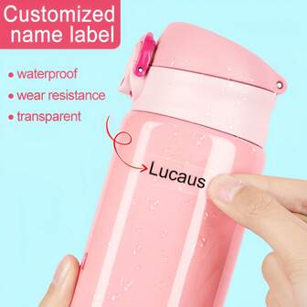 Sanrio Personalized Transparent Waterproof Name Label, Wear-Resistant, High-Quality Adhesive, Ideal For Water Bottles And Personal Items, Custom Text Or Name, Long-Lasting, No Fading, Easy To Apply, Perfect For Home, Office, And Travel, Great For Organizing And Labeling Waterproof,Seal,No-Iron,Reusable,Adhesive Contracted Custom,Personalized,Unique Ideal Gifts For Him Her,Boyfriend,Girlfriend,Dad,Mom,Family,Friends,Pets,School Students For Anniversaries,For Birthdays,For Youth's Day,For Weddings,For Housewarming School,Home,Office,Warm Ambience, Autumn Home Refresh, Xmas Decoration,Home Harmony