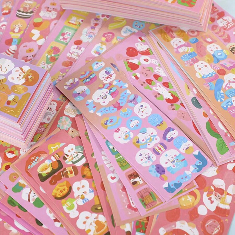 100pcs Cute Cartoon Gukka Stickers With Laser Effect, For DIY Ins ...