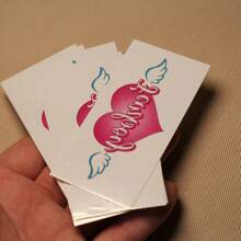 Femboy Temporary Tattoo | Pretty Boy Femboy Temporary Tattoo. - Black - View 4