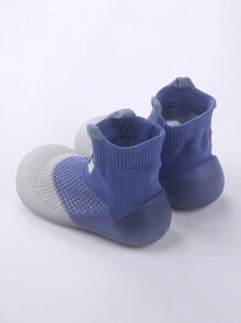 1 Pair Summer Kids Cartoon Mesh Breathable Soft-Sole Toddler Boys/Girls Anti-Slip Indoor Floor Shoes, Baby Sport Sneakers
