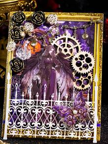 15pcs Dark Fantasy Sticker Set For Diary, Bullet Journal, Laptop, Etc. - Multicolor - View 4